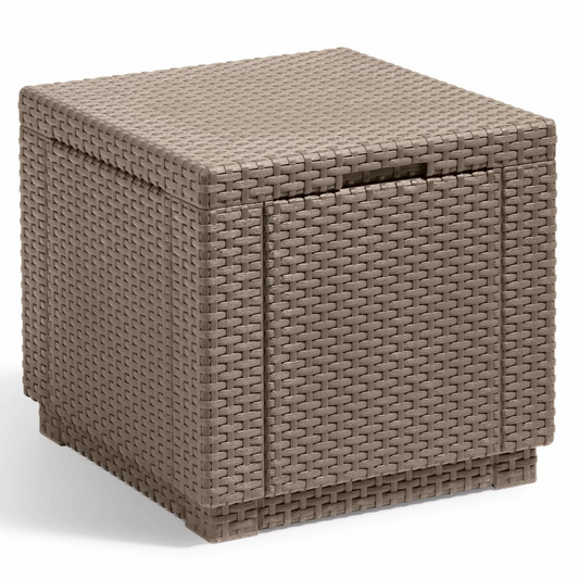 Keter Cube Storage Pouf | Jscapes Home and Garden