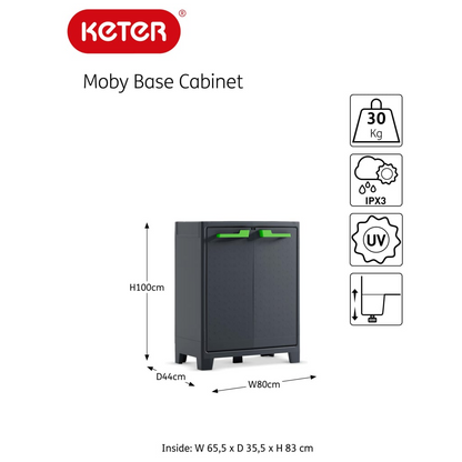 Keter Low Storage Cabinet | Jscapes Home and Garden