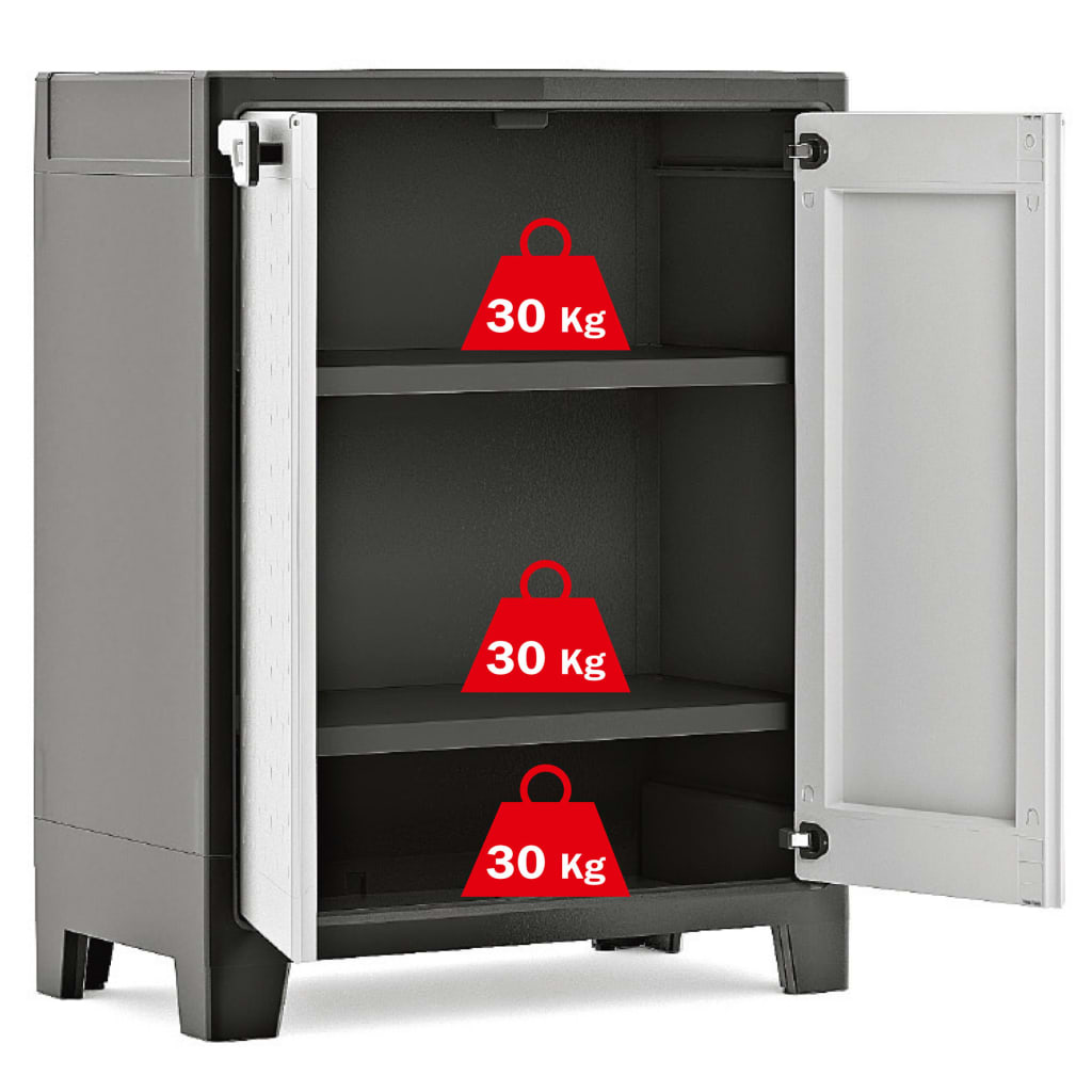 Keter Low Storage Cabinet | Jscapes Home and Garden