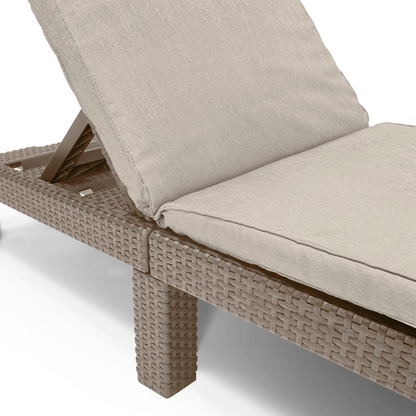 Keter Sunlounger with Cushion | Jscapes Home and Garden