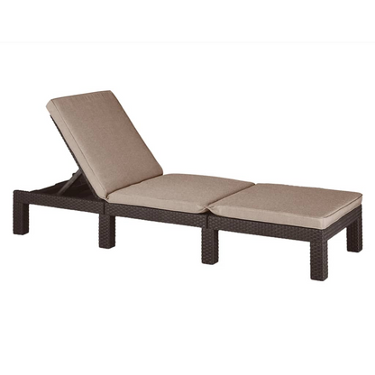 Keter Sunlounger with Cushion| Jscapes Home and Garden