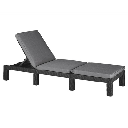 Keter Sunlounger with Cushion | Jscapes Home and Garden