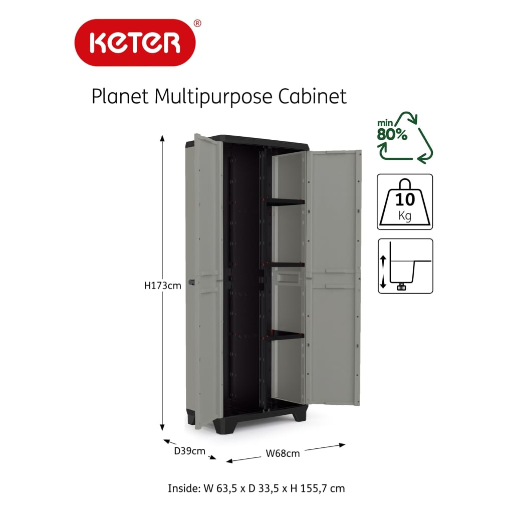 Keter Multi-purpose Storage Cabinet | Jscapes Home and Garden