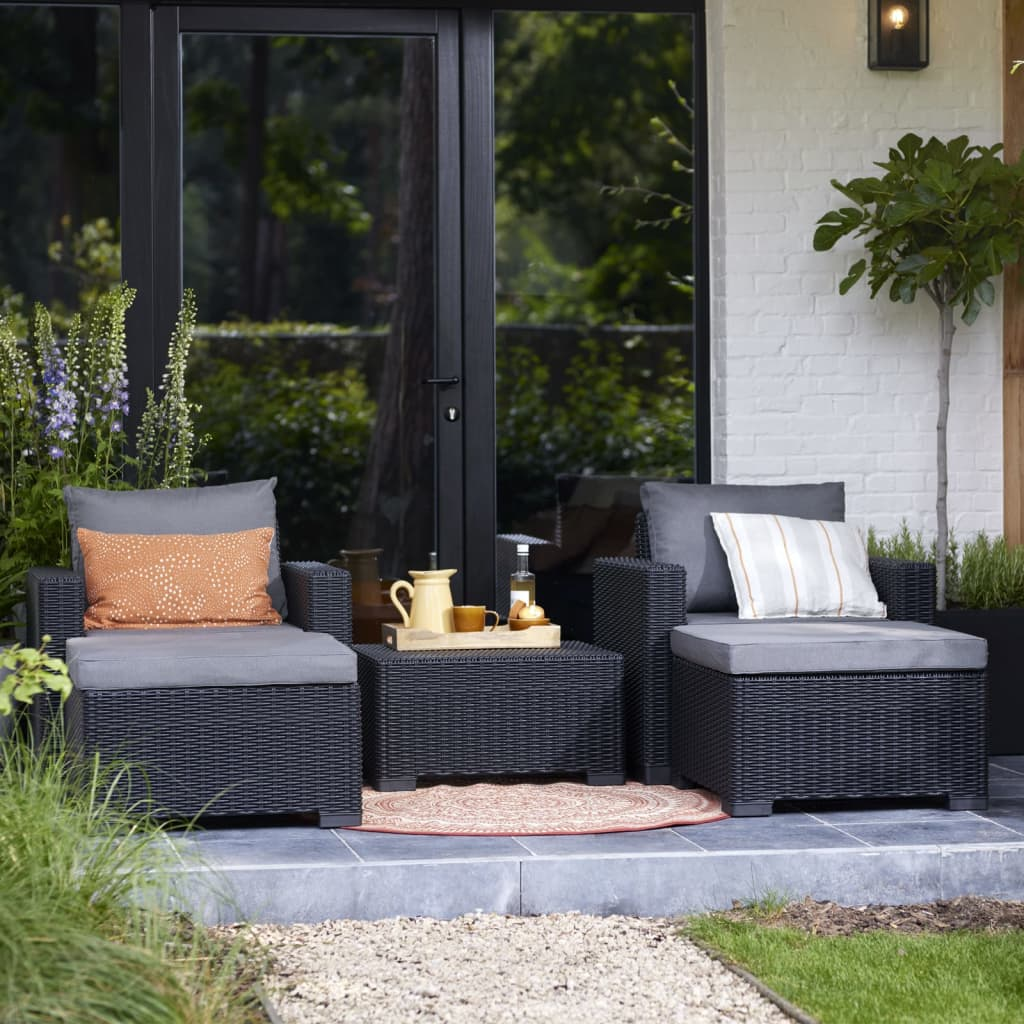 Grey Outdoor Ottoman | Jscapes Home and Garden    