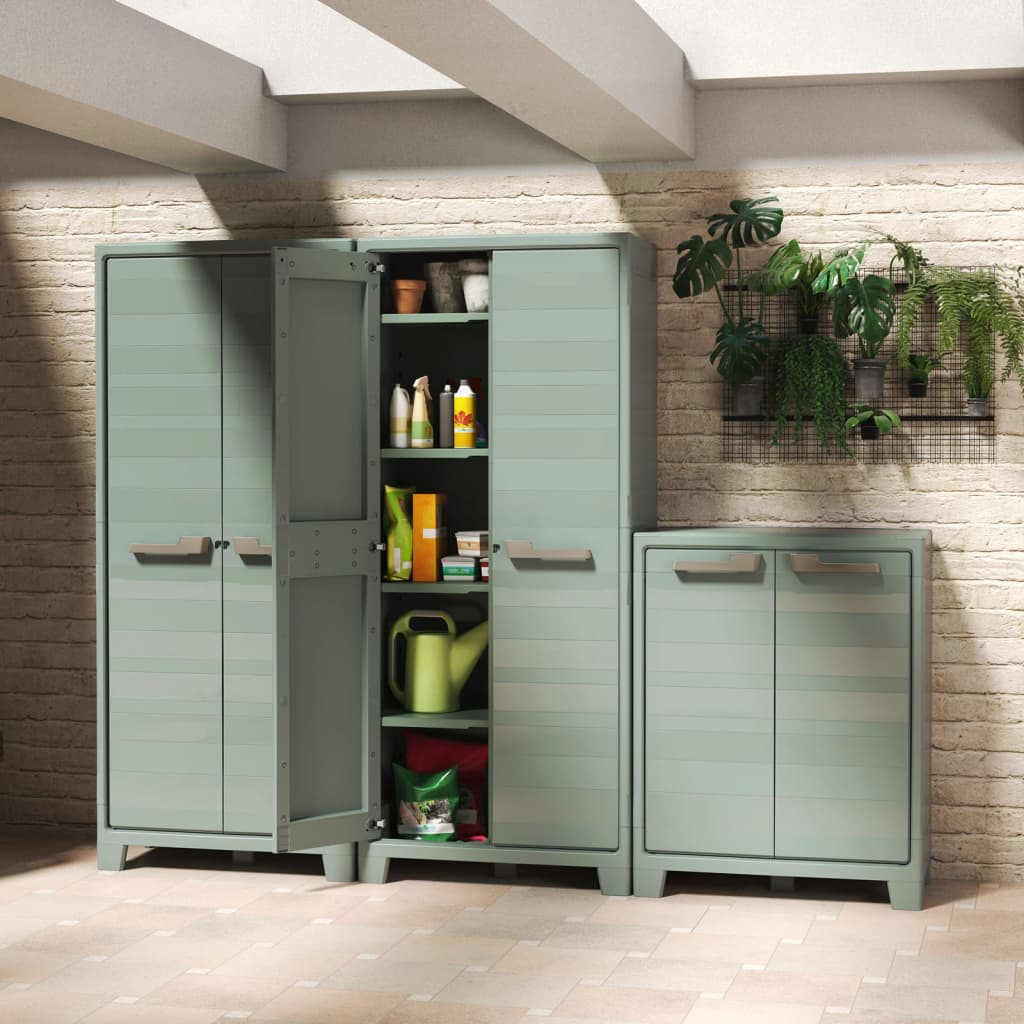 Keter Low Outdoor Storage Cabinet | Jscapes Home and Garden