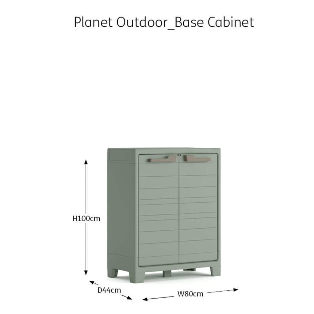 Keter Low Outdoor Storage Cabinet | Jscapes Home and Garden