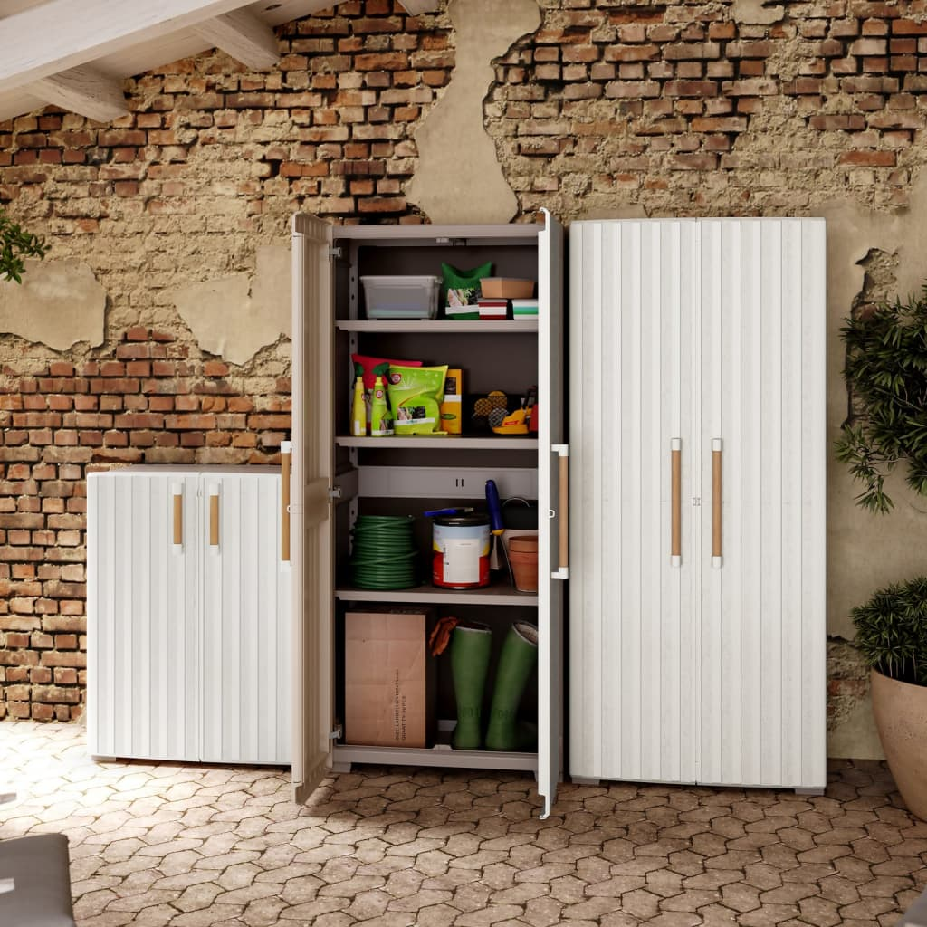 Keter Storage Cabinet with Shelves | Jscapes Home and Garden