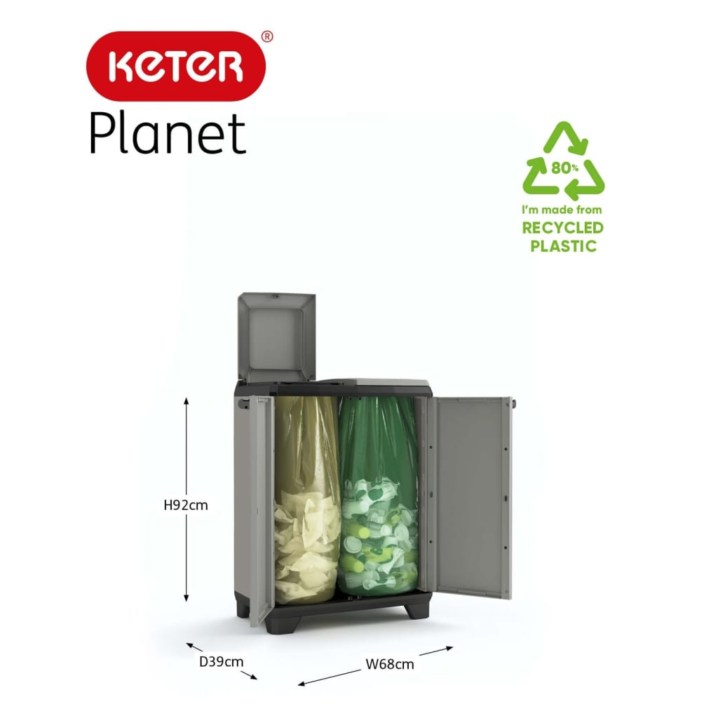 Keter Recycling Cabinet | Jscapes Home and Garden