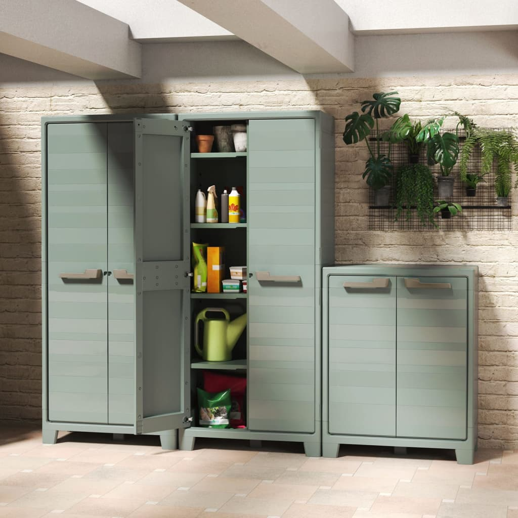 Keter Outdoor Storage Cabinet with Shelves | Jscapes