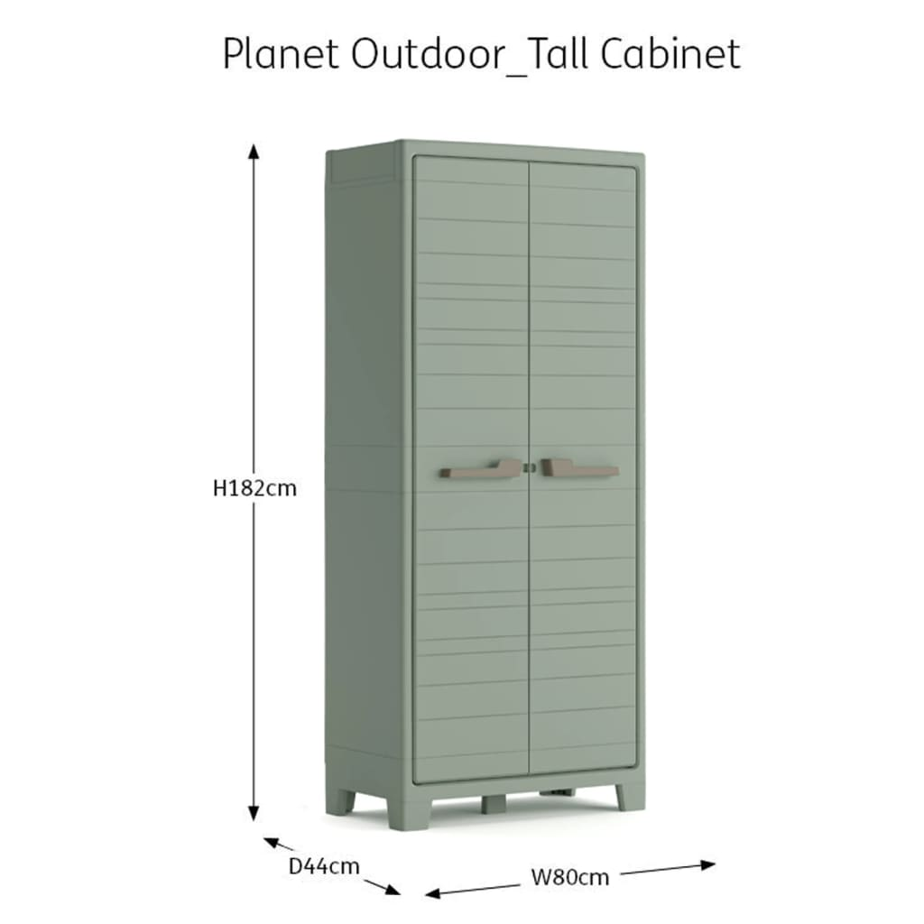 Keter Outdoor Storage Cabinet with Shelves | Jscapes