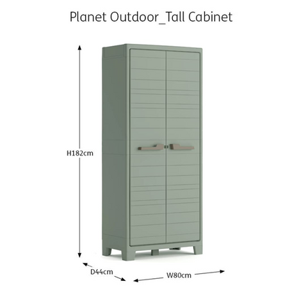 Keter Outdoor Storage Cabinet with Shelves | Jscapes