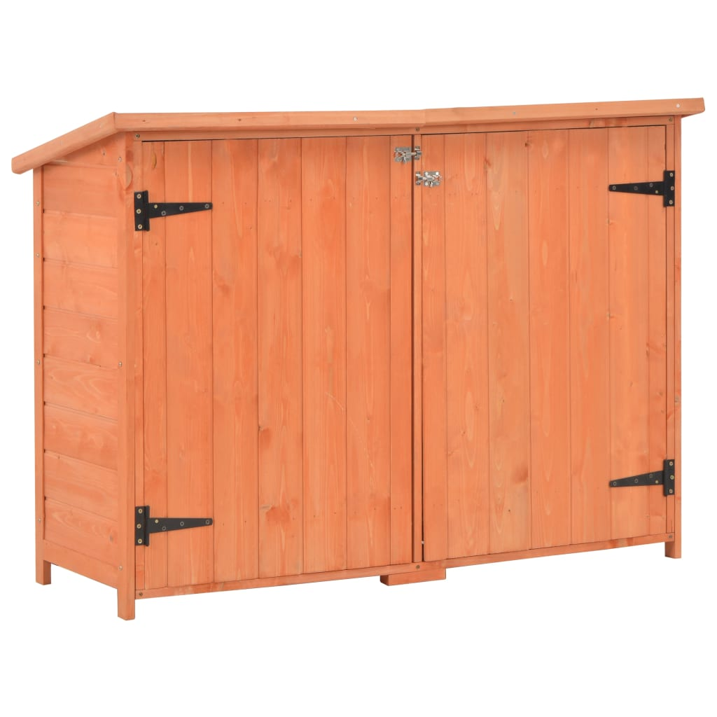 Garden Storage Shed 128x42x91 cm Wood