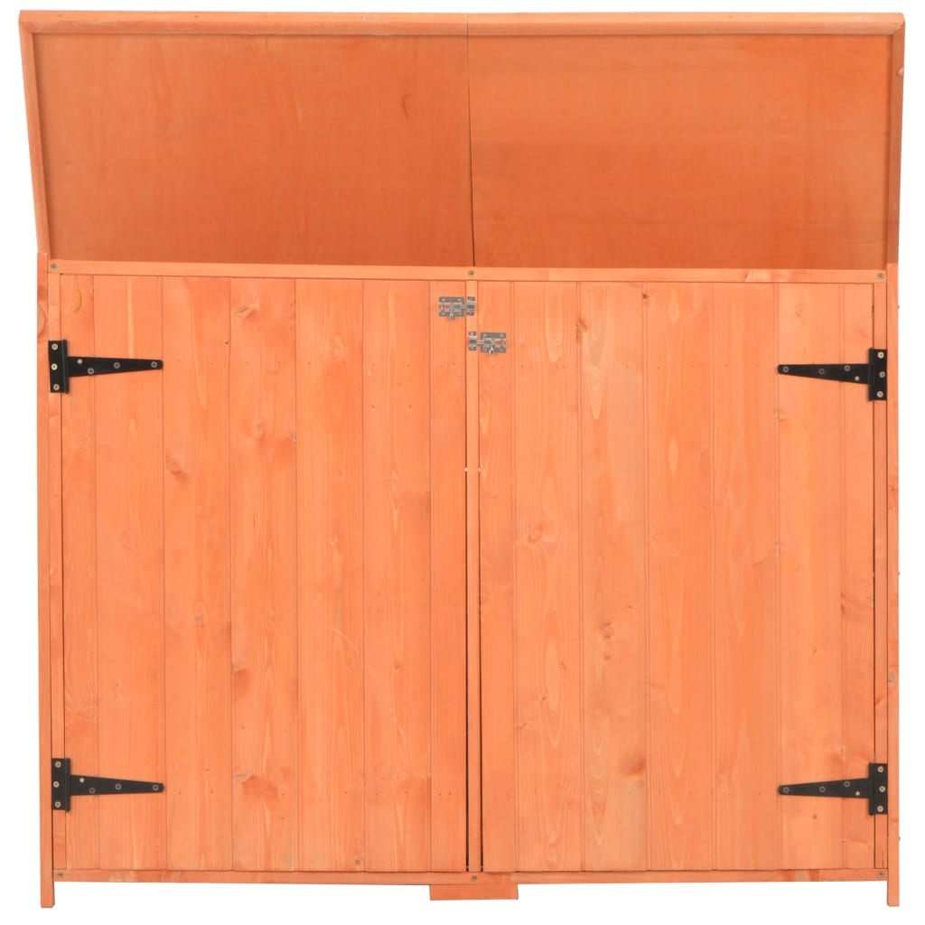 Garden Storage Shed 128x42x91 cm Wood