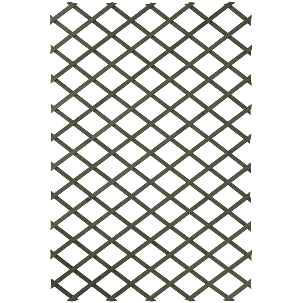 Set of 2 Wood Green Garden Trellises