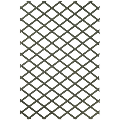 Set of 2 Wood Green Garden Trellises