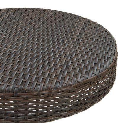  5 Piece Brown Poly Rattan Garden Bar Set