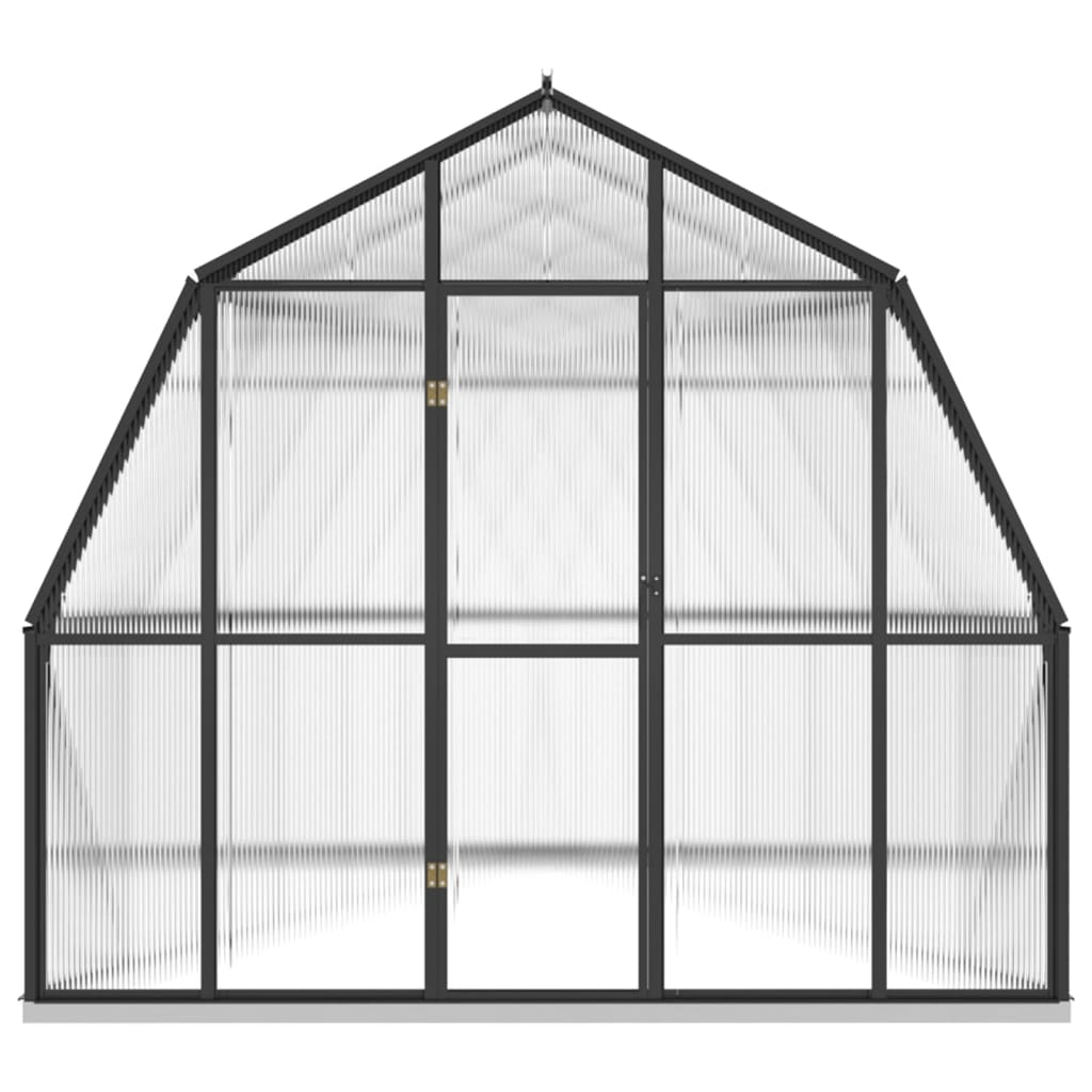 Aluminium Greenhouse with Base Frame 12.63 m²