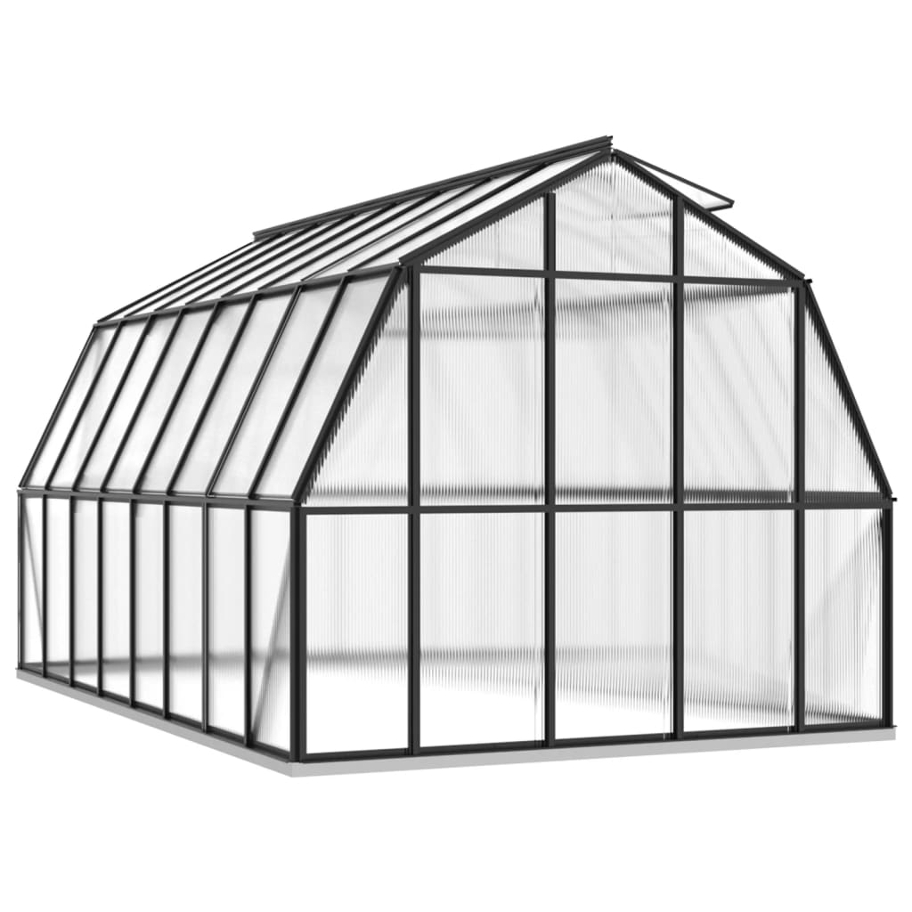 Aluminium Greenhouse with Base Frame 12.63 m²