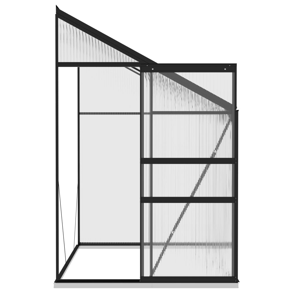 Aluminium Greenhouse 3.97 m³