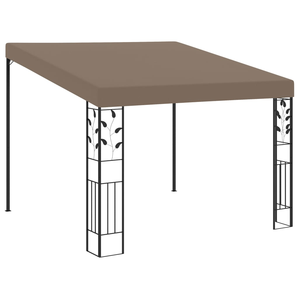 Taupe Wall-mounted Gazebo