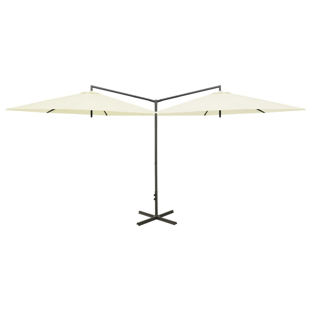 Double Parasol with Steel Pole | Jscapes Home and Garden