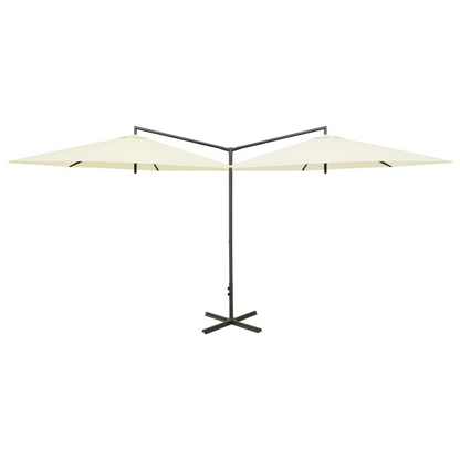 Double Parasol with Steel Pole | Jscapes Home and Garden