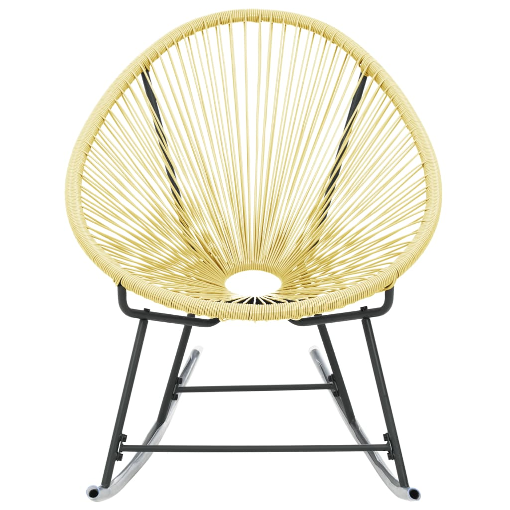 Poly Rattan Beige Outdoor Acapulco Chair