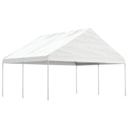 White Gazebo with Roof