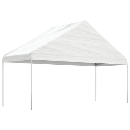 White Gazebo with Roof