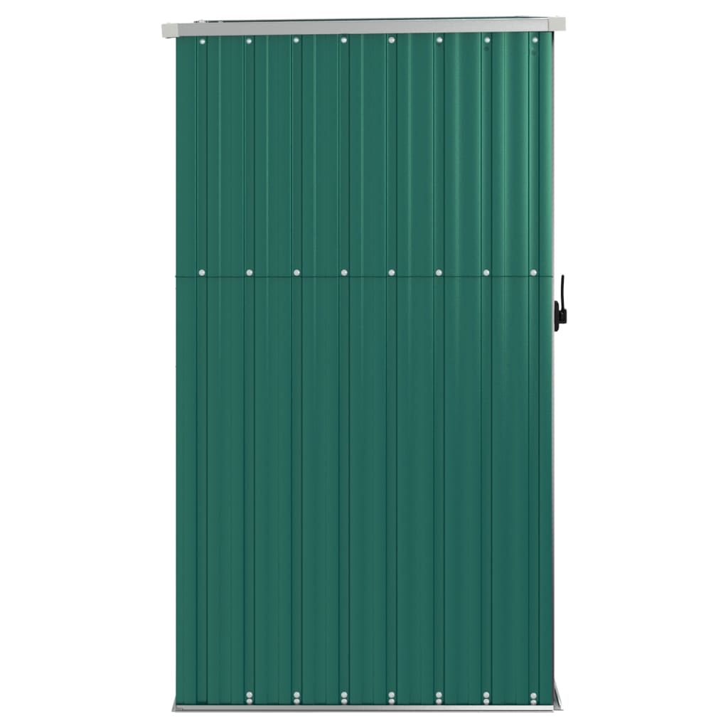 Garden Tool Shed Green 88x89x161 cm Galvanised Steel