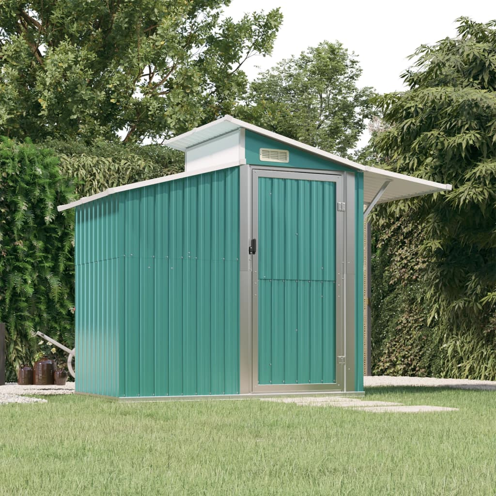 Garden Shed Green 270x130x208.5 cm