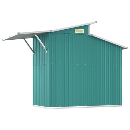 Garden Shed Green 270x130x208.5 cm