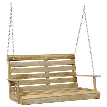 Impregnated Pinewood Swing Bench | Jscapes Home and Garden