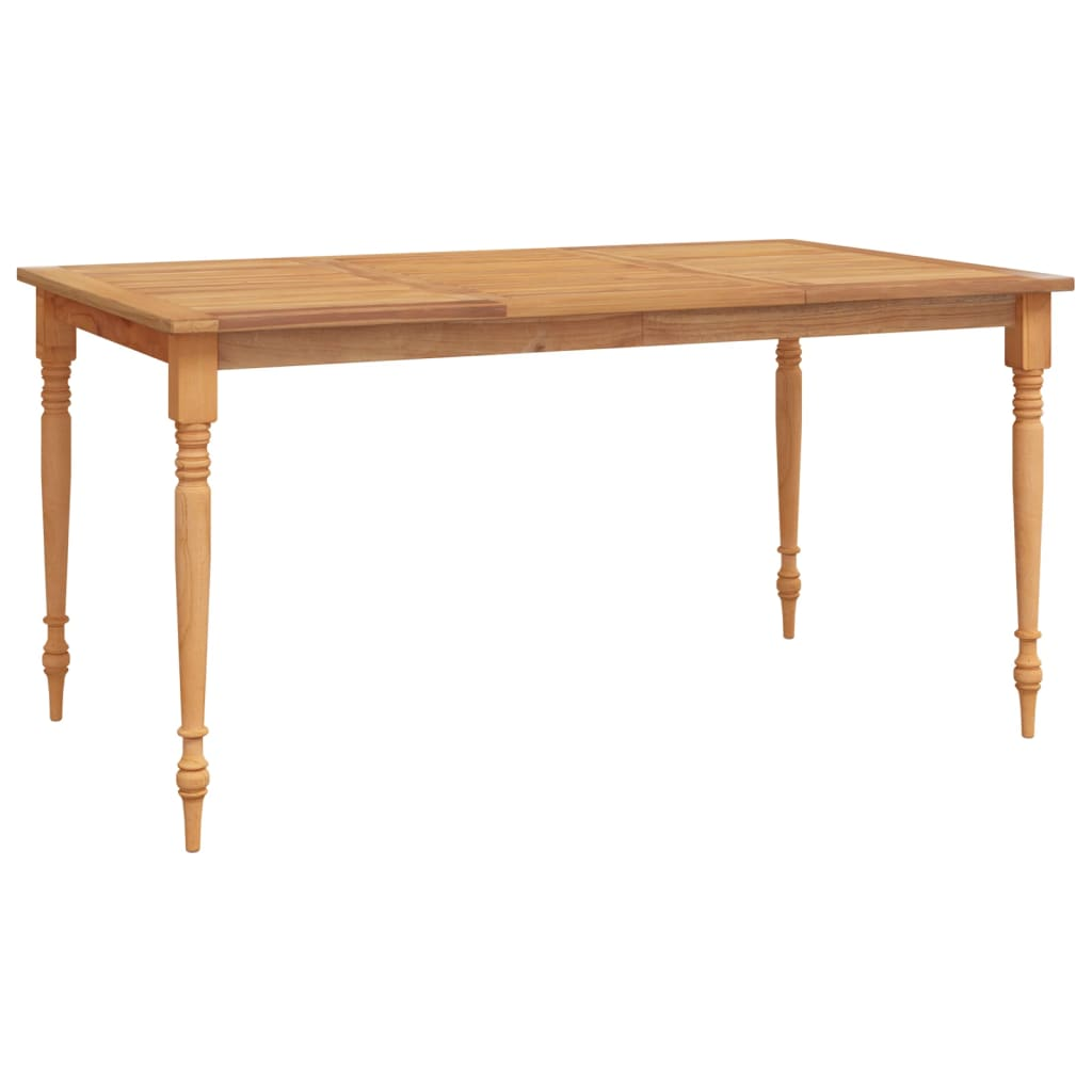 Solid Teak Wood Batavia Table 150x90x75 cm