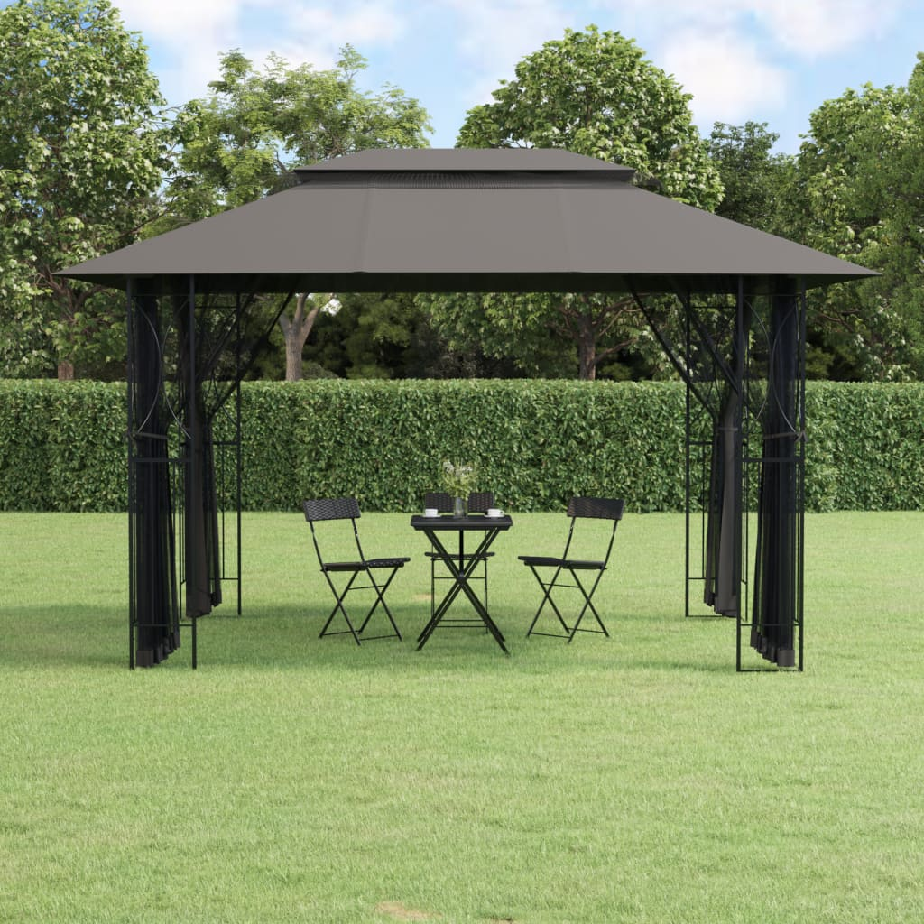 Steel Gazebo with Sidewalls