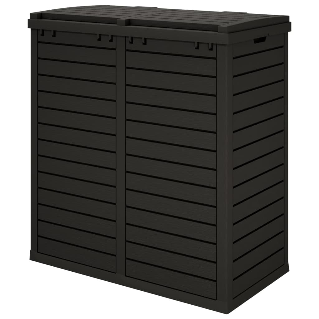 Black Outdoor Garbage Bin | Jscapes Home and Garden