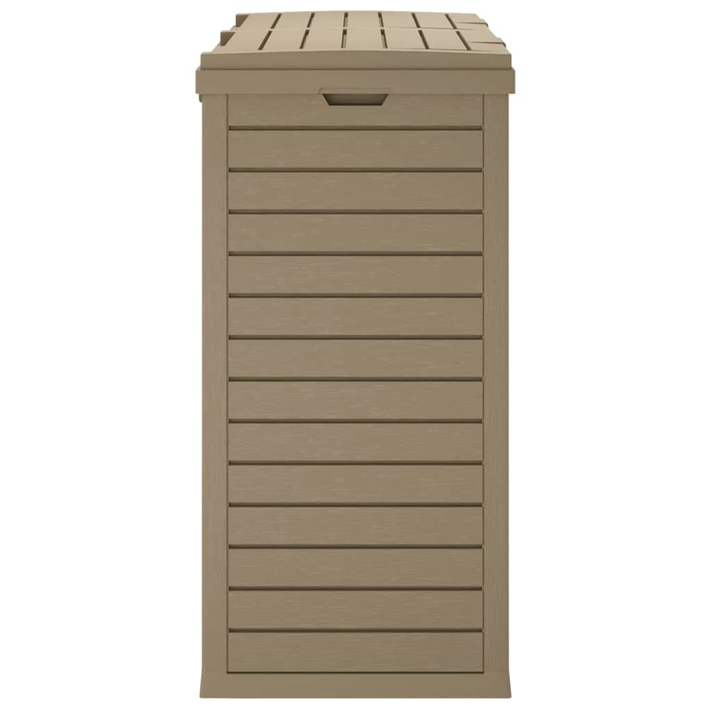 Light Brown Outdoor Garbage Bin | Jscapes Home and Garden