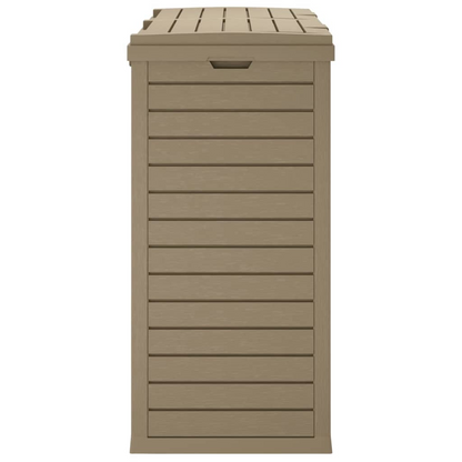 Light Brown Outdoor Garbage Bin | Jscapes Home and Garden