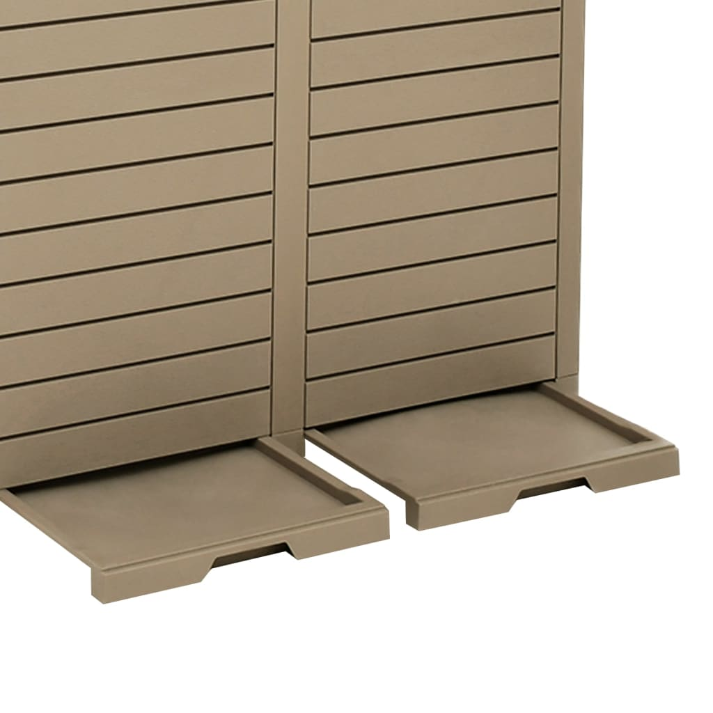 Light Brown Outdoor Garbage Bin | Jscapes Home and Garden