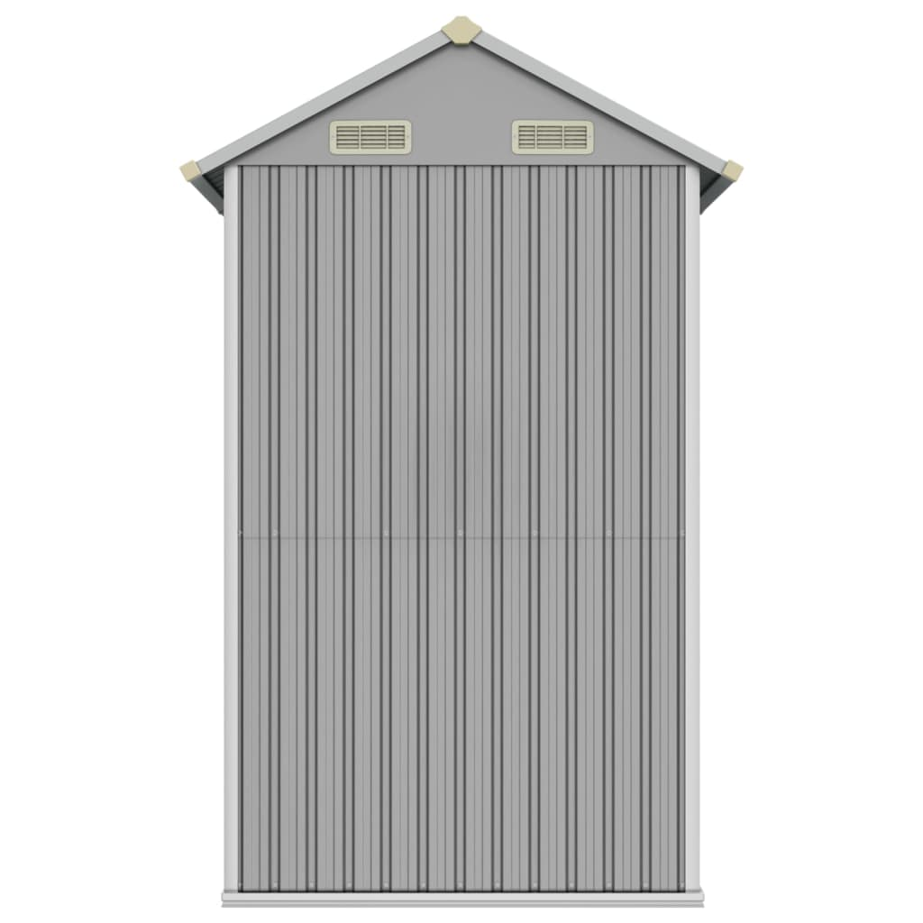 Garden Shed Light Grey 192x152.5x237 cm