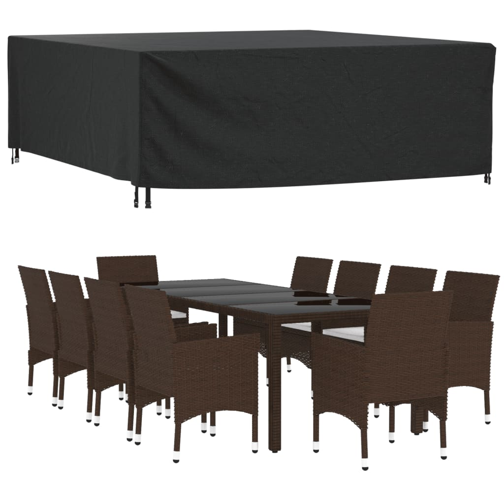 Black Garden Furniture Cover Black 260x260x90 cm