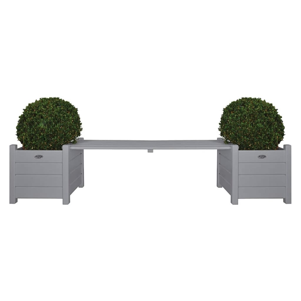 Esschert Design Planters with Bridge Bench | Jscapes