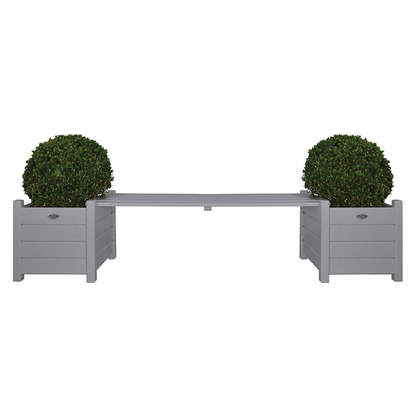 Esschert Design Planters with Bridge Bench | Jscapes