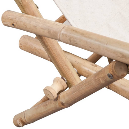  Outdoor Bamboo Deck Chair