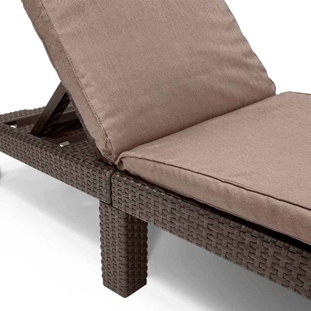 Keter Sunlounger with Cushion| Jscapes Home and Garden