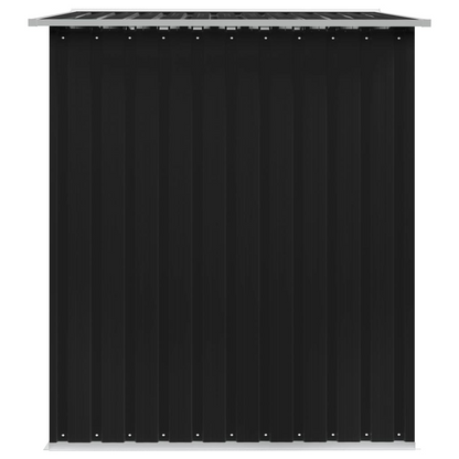 Garden Storage Shed Anthracite Steel 257x205x178 cm