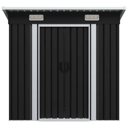 Garden Shed Anthracite Steel