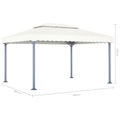 Cream Aluminium Gazebo