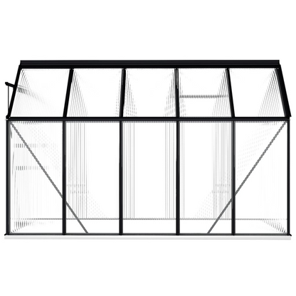 Aluminium Greenhouse with Base Frame 5.89 m²