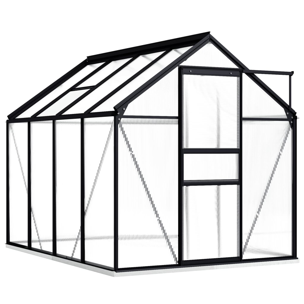 Aluminium Greenhouse with Base Frame 4.75 m²